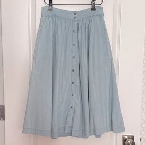 Twin Chambray Skirt